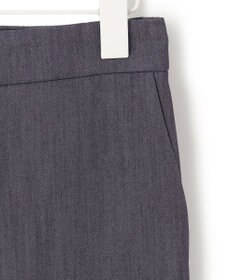 ICB L 【洗える】リアクティブソフトデニム　セミフレアパンツ