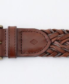 JOSEPH ABBOUD 【イタリア素材/日本製】ヴィンテージライクブレイドレザー ベルト