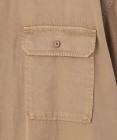 23区 L 【SLOW/一部店舗限定】ガーメントツイル 2WAY シャツ