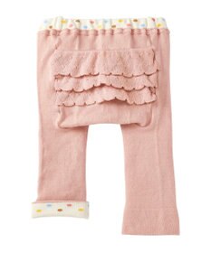 MIKI HOUSE HOT BISCUITS 【70-100cm】 おしりフリル 9分丈ベビースパッツ