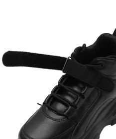 WEGO 【MLサイズ展開】ハイカットベルト厚底スニーカー