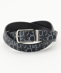 23区GOLF 【MEN】リバーシブルロゴベルト ブラック系