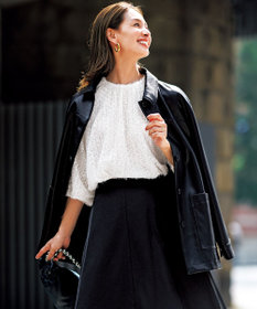 UNFILO L 【洗える】フェイクレザー ジャケット