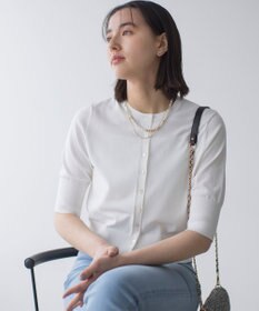 組曲 L ドライタッチ 5分袖カーディガン