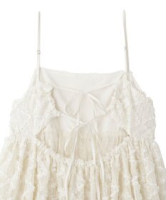 earth music&ecology 【予約】フリンジレースキャミビスチェ