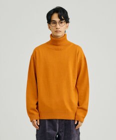 J.PRESS YORK STREET 【UNISEX】ANTI PILLING WOOL タートルニット