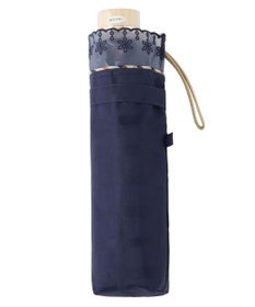 MOONBAT DAKS(ダックス) 晴雨兼用日傘 折りたたみ傘 ハウスチェックジャカード×オーガンジーレース