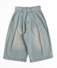 WEGO クロップドワイドデニムパンツ