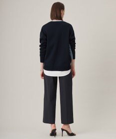 ICB 【WEB限定カラーあり・洗える】コットンポリエステルスムース  ニットプルオーバー