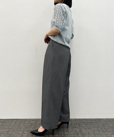 組曲 ウーステッドワイド パンツ
