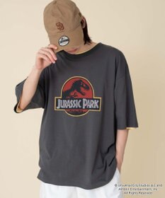 WEGO 【ユニセックス着用ITEM/SMLサイズ展開】JURASSIC　PARKグラフィックT（S）