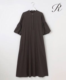 23区 S 【R(アール)】NALYA リネンヴィスストレッチ ボリュームスリーブワンピース