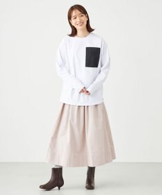 SHARE PARK LADIES 【UVカット・吸水速乾・ストレッチ・軽量 】ＺＩＰポケットＴシャツ（S・Mサイズ）