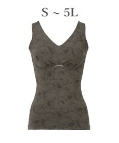 BRADELIS New York 【Yukine inc. / ブラデリス】ゆきねえ365綿混モアらく快適フルカップブラキャミ24 ノンワイヤー 補正 洋服に響きにくい ブラトップ カップ付き シェイパー YH524301