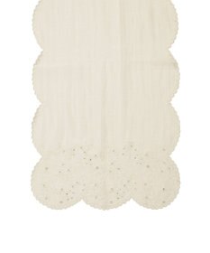 MOONBAT ルナルーチェ ロカ CHANDNI シルクコットン 花刺繍ストール