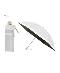 MOONBAT 【晴雨兼用日傘】ランバン コレクション（LANVIN COLLECTION） 折りたたみ日傘 グログランリボン