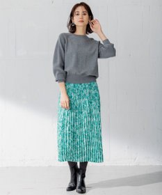 組曲 【選べる8色展開・春まで使える！】バックレースカラー ニット