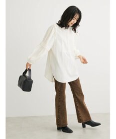 Green Parks ・ＳＵＧＡＲ　ＳＰＯＯＮ　カラーデニムフレアパンツ