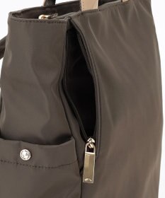 LA BAGAGERIE ツイルナイロン×エナメル リュックサック