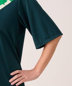 Chacott フラワープリントワンピースＴシャツ