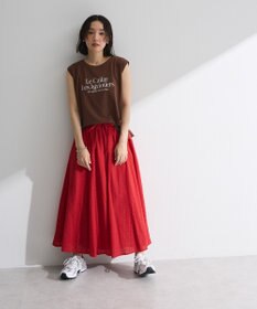 Green Parks Ｉ　シアーサッカーギャザースカート