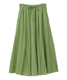 Green Parks Ｉ　シアーサッカーギャザースカート