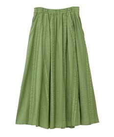 Green Parks Ｉ　シアーサッカーギャザースカート