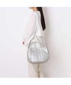 UNBILLION ピークスピーク PEAKS PEAK / ソフトレザーマルチストライプラウンド2wayバッグ