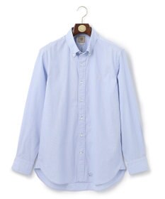 J.PRESS MEN 【WEB限定】ポプリンヘアラインJ刺繍シャツ/B.D