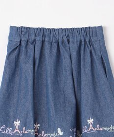 ANY KIDS 裾 ロゴ刺繍 スカパン