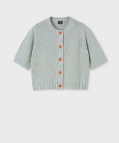 Paul Smith ブークレヤーン 半袖ニット カーディガン