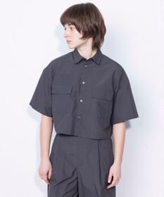 NAVE 【ReNAVE・洗える/撥水加工/接触冷感/UVケア/セットアップ】ナイロンタスラン シャツ