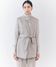 23区 【エステータ】シルクリブ タートルニット