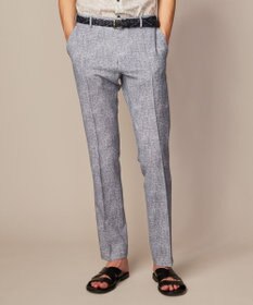 JOSEPH ABBOUD 【ウエストも伸びる/驚きの多機能性】ドライサッカー パンツ ライトグレー系