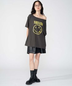 WEGO NIRVANA別注オフショルビッグT