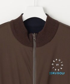 23区GOLF 【MEN】リバーシブルニットブルゾン