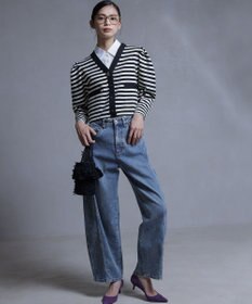 組曲 L 【加藤ローサさん着用】ライトデニムカーブパンツ