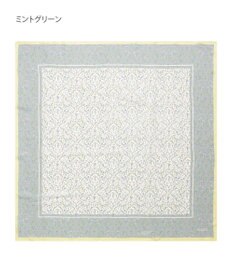 MOONBAT 【シルク100%】MACKINTOSH PHILOSOPHY(マッキントッシュ フィロソフィー）小花柄 シルクプリントスカーフ 日本製 68cm×68cm  UV対策