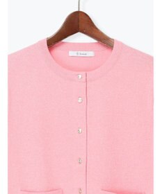 Te chichi ポケット付きクルーネックカーディガン