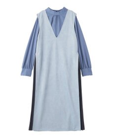 YECCA VECCA 【2点SET】ブラウスセットプリーツMIXジャンスカ