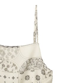 YECCA VECCA スカーフ柄オーバーキャミ