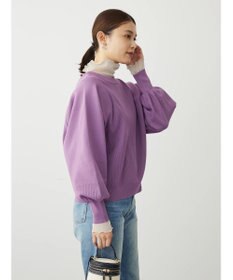 Green Parks ・ｆｕｒｒｙ　ｒａｔｅ２ｗａｙかる~いニットカーデ