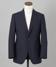 GOTAIRIKU 【オールシーズン対応】WOOL×POLYESTER ライトウェイト スーツ（ネイビーストライプ）