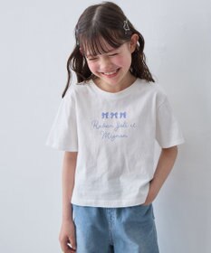 ANY KIDS 【2点セット】Tシャツ×レース キャミソールチュニック