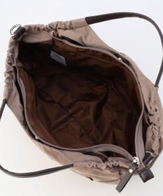 LA BAGAGERIE 【MONICA】サイドギャザー2WAYトートバッグ Mサイズ