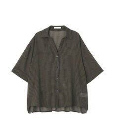 AMERICAN HOLIC 【イージーケア】スキッパーチェックシャツ