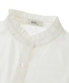 earth music&ecology チビフリルスタンドカラー付け襟