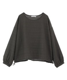 Green Parks 裾ドロスト表面長袖プルオーバー