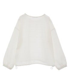 Green Parks 裾ドロスト表面長袖プルオーバー