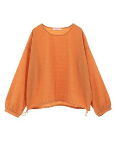 Green Parks 裾ドロスト表面長袖プルオーバー